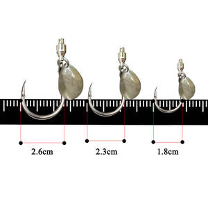 Pour BKK plaque <span class=keywords><strong>de</strong></span> <span class=keywords><strong>fer</strong></span> crochet <span class=keywords><strong>de</strong></span> pêche en mer résistant à la Corrosion <span class=keywords><strong>fort</strong></span> rallye avec Luya pour la pêche au fond <span class=keywords><strong>de</strong></span> la <span class=keywords><strong>carpe</strong></span> avec technique barbelée - Product Image 2