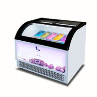 YINZHENG Nouvelle Vitrine Réfrigérée Commerciale pour Crèmes Glacées, Yogourts Glacés et Sucettes Glacées, pour Supermarché
