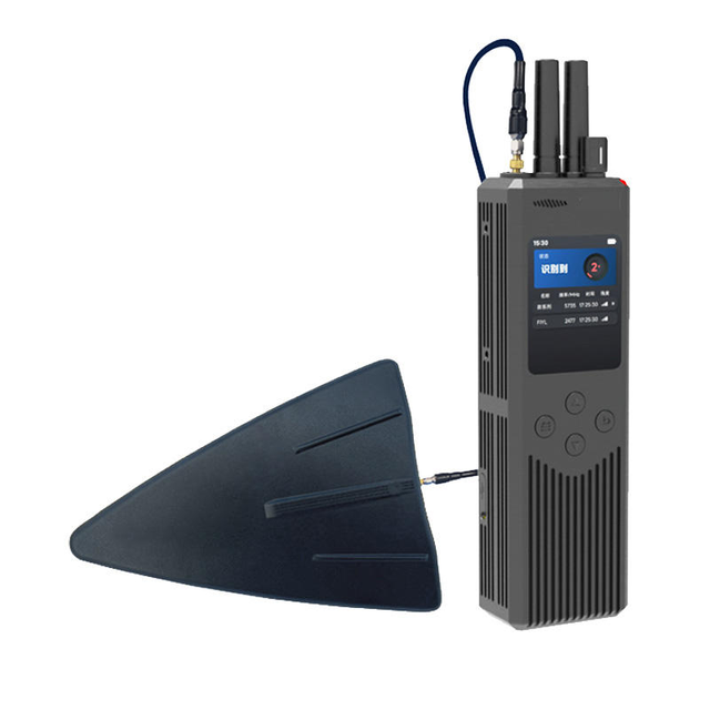 H1B-D Portable Anti Drone Detector 300MHz-6GHz Passive UAV RF Monitor with AI Recognition for Site Security
