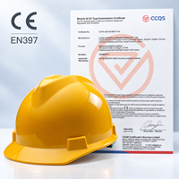 Casque de sécurité industriel robuste certifié EN 397, en ABS épaissi, à nervures en V, non ventilé, pour l'entretien industriel