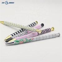 Stylo bille en plastique Zeamor avec logo imprimé à 360 degrés, breloque pendentif, film de marque, impression couleur, stylos par sublimation pour étudiants