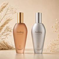 Flacon de parfum en verre vide Anding, 45 ml, coloré, à col serti, avec impression de logo personnalisée, vente en gros