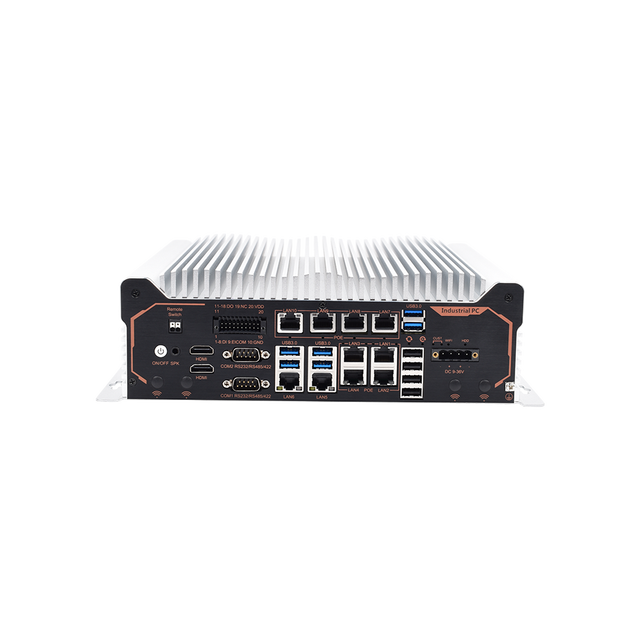 Fanless Mini Pc I9 12th Gen 64G 8* PoE GbE LAN Accessories Solution with Industrial Mini Pc Core I7