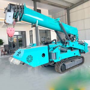 Fabrieksprijs Draagbare Mini-Spinkraan 5 Ton Mobiele Rupskraan Hydraulische Hijskraan Voor Bouwopdrachten - Product Image 3