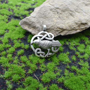Ensemble de pendentifs animaux nordiques et occultes, collection de breloques runiques vikings (corbeau, loup, serpent), bijoux mystiques, cadeau - Product Image 5
