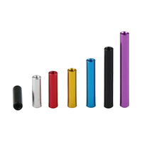 Entretoise ronde en alliage d'aluminium, écrou de couplage long coloré anodisé, connecteur à filetage femelle, tige pour modèle de drone RC DIY