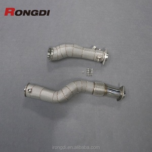 Easy to Install Auto Car Exhaust Front Pipe S58 Straight Midpipe Front Section for BMW M3 G80 M4 G82 3.0T Header Pipe - Product Image 2