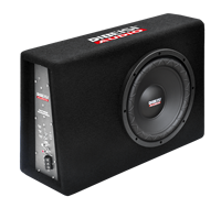 Nouveau modèle de mise à niveau sonore de voiture CP-1201 Woofer de 12 pouces boîtier de Subwoofer sous le siège mince avec amplificateur boîtier de Subwoofer de voiture