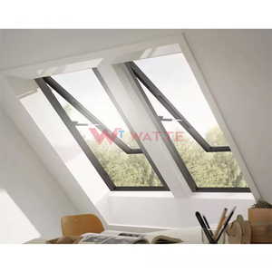 Fenêtre de toit vitrée électrique Skyview à cadre en aluminium pour grenier à pente, avec éclairage ventilé et isolation personnalisables - Product Image 4