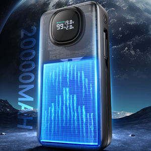 แบตสำรอง WESDAR ความจุ 20000mAh ชาร์จเร็ว 65W พร้อมหน้าจอ LED และสายชาร์จแบบยืดหดได้ - Product Image 5