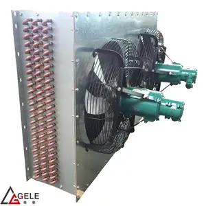 Condensatore di raffreddamento dell'aletta della ventola della ventola di raffreddamento dell'aletta della piastra di rame dell'acqua dell'aria per l'unità di ventilazione appartamento