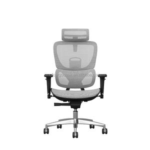 Silla de Oficina Ergonómica de Malla, con Reposabrazos Ajustables 6D, Silla de Escritorio para Oficina en Casa, Respaldo con Marco de Aluminio, Gran Venta - Product Image 4