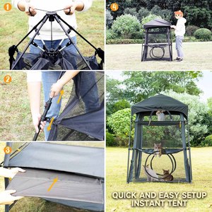 Wholesale 3 Tier <strong>Cat</strong> Cage Tower Tent Tall <strong>Cat</strong> Tower Large Portable <strong>Cat</strong> <strong>Enclosures</strong> <strong>Outdoors</strong> - Product Image 4