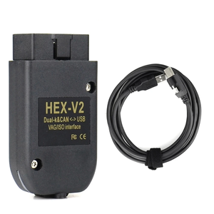 Herramienta de Diagnóstico Automotriz V25.3 HEX V2 VAG VCDS ATMEGA162 FT232 Escáner de Coche OBD2 HEX VII para Volkswagen <span class=keywords><strong>Audi</strong></span> VW - Product Image 2