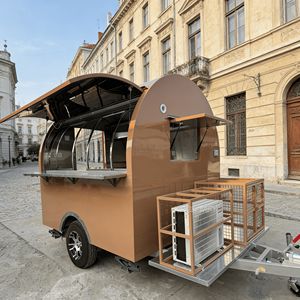 Remolque de Comida Móvil para Negocios, Totalmente Equipado, Carrito de Venta de Snacks, Resistente a la Oxidación, Fácil de Operar - Product Image 4