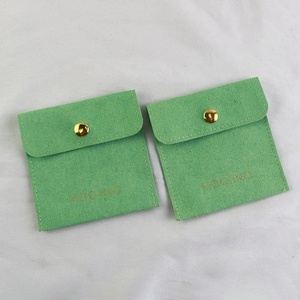 Bolsa de Terciopelo Personalizada con Logotipo para Regalo de Joyería, con Logotipo y Almohadillas de Inserción, Bolsa de Microfibra Tipo Sobre para Joyería - Product Image 2