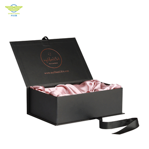 Hair Box Bundles And Cheap Satin Kit Wig Install Boxes With Silk Custom Logo Luxury Hair Extension Wig Packaging Box