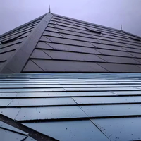 Ip68 Protection toit domestique silicium monocristallin panneau solaire tout noir Bipv tuile solaire