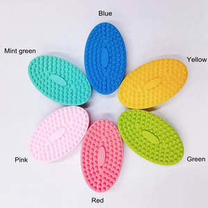 Cepillo de silicona suave de doble cara para limpieza facial y corporal, exfoliante para bebés, cepillo de baño de silicona. - Product Image 6