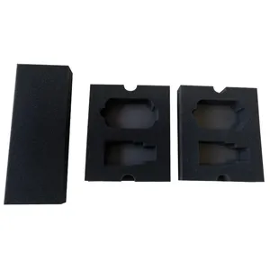 Forma personalizada Embalaje imprimible Antiestático Auriculares grandes Esponja Inserto de espuma para el embalaje de la Caja Forro de espuma