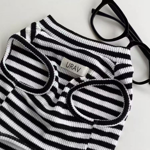 Camisa Ligera a Rayas para <span class=keywords><strong>Perro</strong></span>, Primavera-Verano, Anti-Caída de Pelo, Ropa Linda para Teddy, <span class=keywords><strong>Shih</strong></span> <span class=keywords><strong>Tzu</strong></span>, Schnauzer y Cachorros Pequeños - Product Image 3