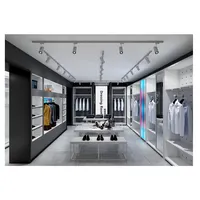 Custom Kid Muur Armaturen Winkel Ruimte Layout Retail Kleding Winkel Ontwerp Voor Heren Onderkleding Display Rack