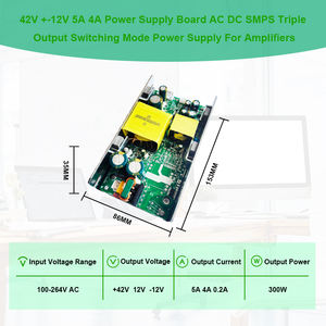 مصدر طاقة شامل لوضع التبديل V +-12V 5A 4A 42 SMPS للمكبرات - Product Image 4