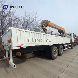 Chinese Heavy new truck with loading crane Max. Lifting 14 m Mini 10 ton 15ton truck with crane Truck Mounted Crane