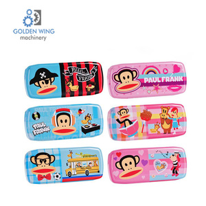 Hoàn toàn tự động bút chì trường hợp viết hộp bút container ưa thích hai mảnh tinplate có thể Hộp Quà Tặng máy làm - Product Image 5