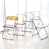 Maßgefertigtes Farbenfrohes Transparentes Farbverlauf-Set aus Umweltfreundlichem Acryl für Esszimmer und Kaffeebereich mit Tisch und Stühlen