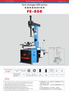 Máquina Desmontadora de Neumáticos de Automóvil Totalmente Automática FLY-SPEED FS-850, Motor de 1.1kW, Presión de 8-10 bar, 110-220-380V, Reparación Automotriz - Product Image 5