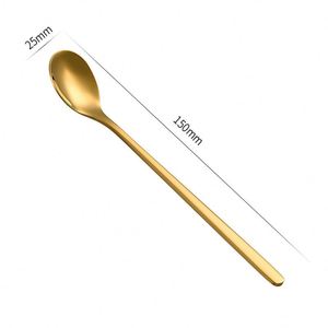 Waterdrop <b>Spoon</b> High Aesthetic Long Handle Stirring Home Use 304 Stainless Steel <b>Spoon</b> - Product Image 2