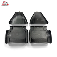 Couverture de dossier de siège en fibre de carbone sèche pour BMW F90 M5 F95 X5M F96 X6M – Amélioration de l'intérieur des voitures de performance