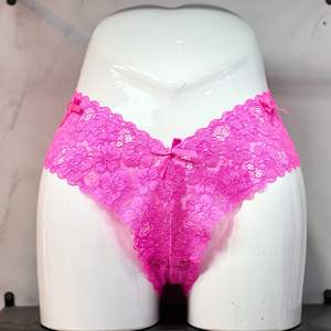 <b>Lace</b> Women's Underwear Sexy <b>Elastic</b> Comfortable Solid Color Women's Thong Fashionable and Erotic Hot Pants - Product Image 6