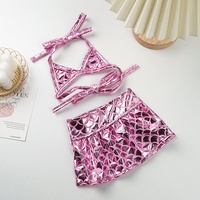 Ensemble de bikini de plage pour animaux de compagnie de style dessin animé classique pour chiens et chats, été frais, polyester écologique, maillot de bain imprimé Teddy personnalisé