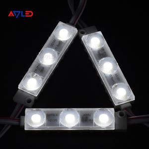 Lumières publicitaires LED d'intérieur IP68 1W 7000K, LED injectées 3 modules haute efficacité DMX 160LM/W 24V/12V, module LED pour enseignes rétroéclairées - Product Image 4