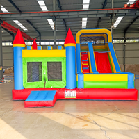 Château Gonflable Rebondissant avec Toboggan pour Enfants et Adultes – Offre Spéciale