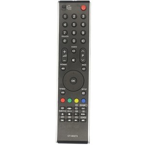Télécommande IR Crystal Pearl Tianhong CT-90273 pour téléviseur Toshiba, noire, code fixe, portée 10m - Product Image 5