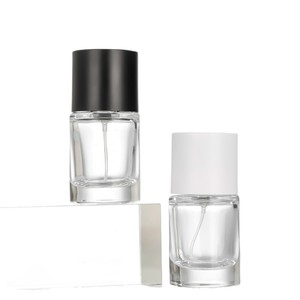 30ml <b>perfume</b> <b>bottle</b>, glass <b>perfume</b> spray dispenser, press-type continuous spray, 15-lock transparent thick-bottomed cylindrical - Product Image 3
