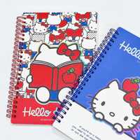 Carnet à spirales de la série familiale d'anime, apparence élégante, pages lignées colorées, esthétique kawaii, planificateur journalier pour filles, papeterie
