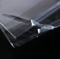 Sacs thermorétractables jetables personnalisés en BOPP, avec fermeture auto-adhésive, impression en héliogravure, logo personnalisé, emballage cadeau pour vêtements, marque Junyao