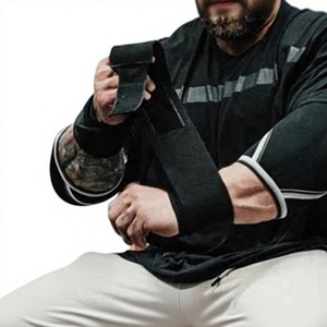 Ensemble de sangles de poignet personnalisées pour l'entraînement en salle de sport, la musculation, sangles de levage ajustables, design de soutien durable pour hommes et femmes - Product Image 1