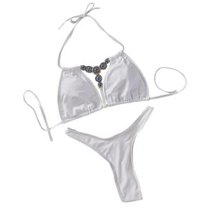 Traje de Baño Azul Sexy para Mujer OUTPACE, Traje de Baño Brasileño Sexy en Venta, Traje de Baño Brillante y Sexy para Dama - Product Image 2