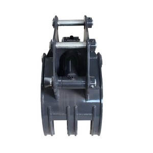 Grappin hydraulique <span class=keywords><strong>pour</strong></span> la manutention de grumes, pierres et ferraille, adapté aux excavatrices de 8 tonnes, idéal <span class=keywords><strong>pour</strong></span> les chantiers de démolition. - Product Image 2