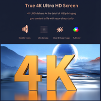Projecteur 4K natif 2800 ANSI 3 Go + 64 Go EMMC avec haut-parleur 16 W et support RD910 Ultra Home Cinéma Projecteur de jeu 4K natif Proyector