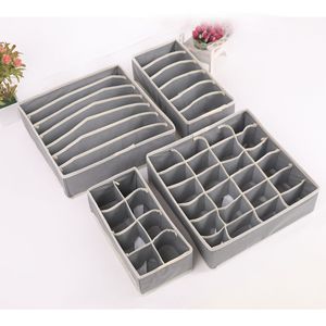 Gran oferta de Material Oxford, organizador de ropa apilable, caja de almacenamiento de pantalones, ropa interior, sujetador, calcetines, compartimento, organizador de armario - Product Image 1