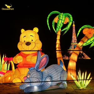 Luces impermeables Decoración Linternas de tela tradicional china Linternas de seda de Año Nuevo - Product Image 2