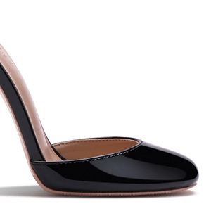 Cross-border Foreign Trade Wholesale European American New Round-toe Strappy Patent Leather Summer Stiletto Heel 10-12 <b>Sandals</b> - Product Image 6