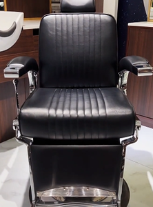 เก้าอี้ทำผมปรับระดับได้สำหรับร้านทำผม เก้าอี้นวดศีรษะแบบวินเทจสำหรับผู้ชาย เก้าอี้นวดหน้าแบบปรับกลับด้านได้สำหรับผู้ชาย - Product Image 3