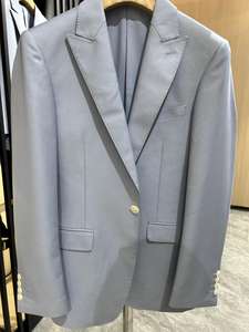 Haute qualité hommes affaires décontracté simple boutonnage fermeture éclair mouche <span class=keywords><strong>costume</strong></span> <span class=keywords><strong>veste</strong></span> grandes tailles pour réunion - Product Image 6